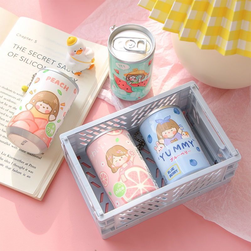 2025夏季新款清爽西瓜卡通湿纸巾创意饮料桶装湿纸巾