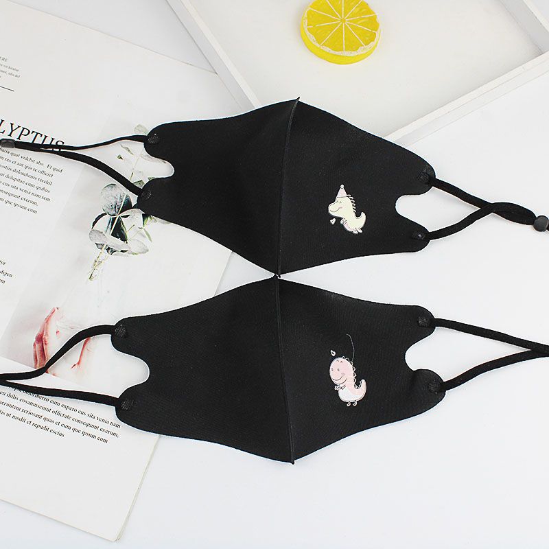 口罩夏季薄款儿童卡通秋冬加厚款宝宝防晒防尘透气