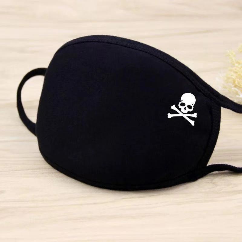 艾尚秀时尚口罩防尘防雾霾透气黑色口罩4【