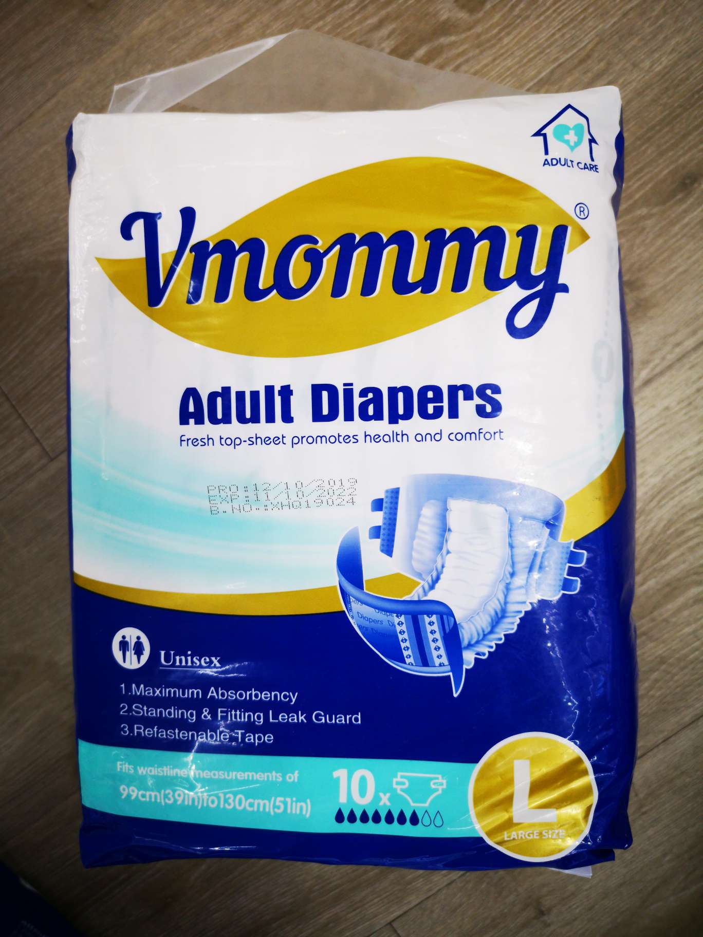 Vmommy|成人|尿裤L-10pcs