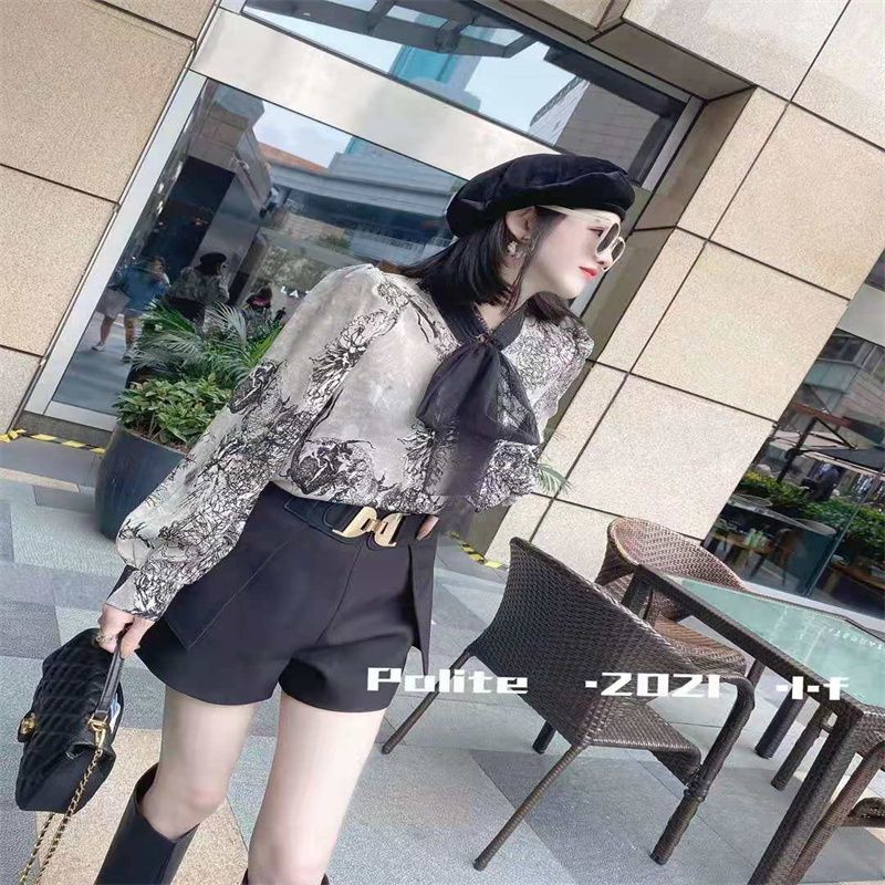 中长宽松显瘦修身印花夏季2025年新款时尚高档休闲女式连衣裙109