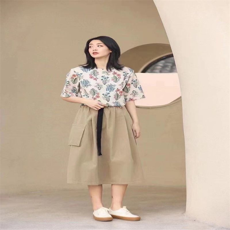 针织套女短袖长袖2025秋季新款不规则套装短款上衣209